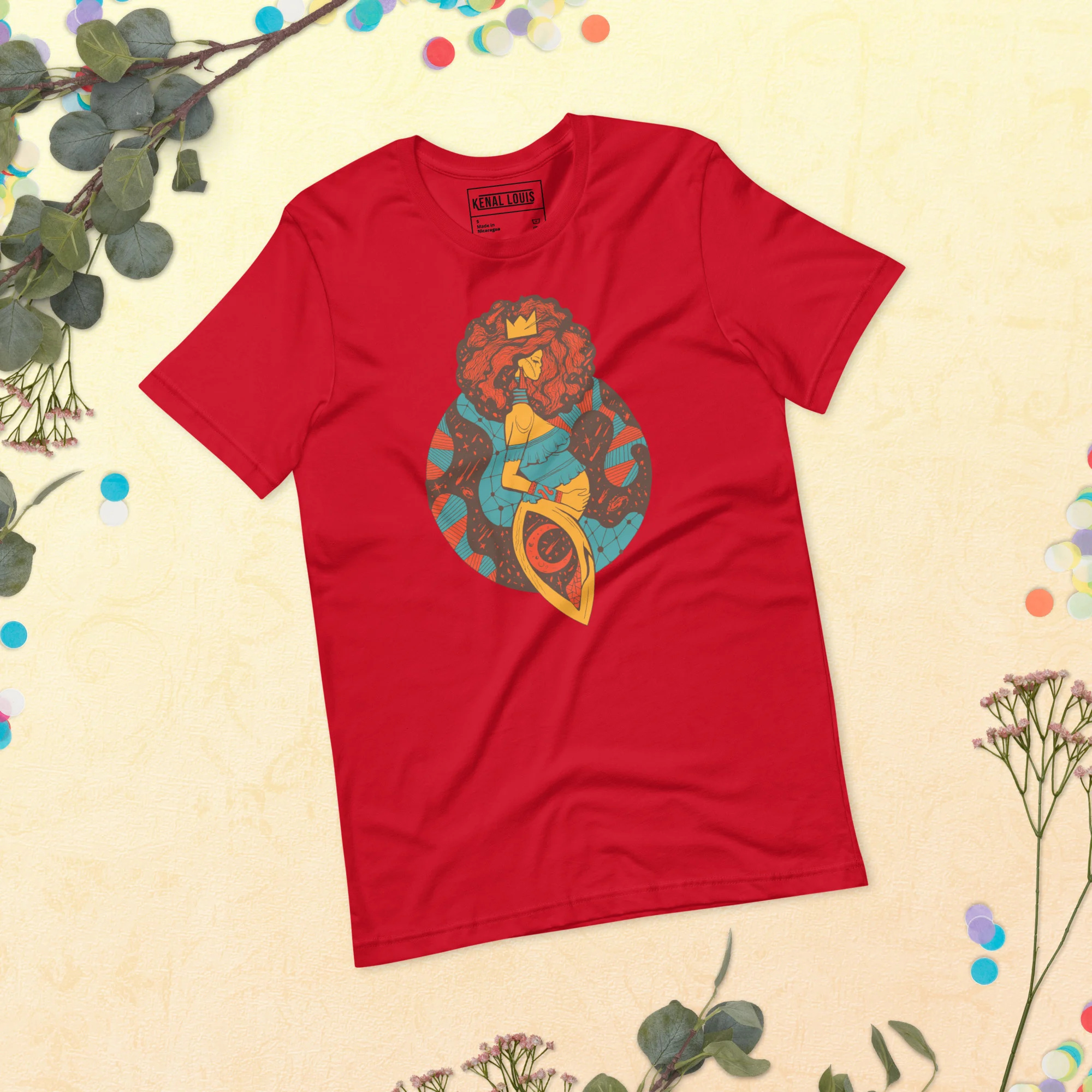 Cafe Birth of Sahelle | Art gift for Mom T-shirt - Image 4