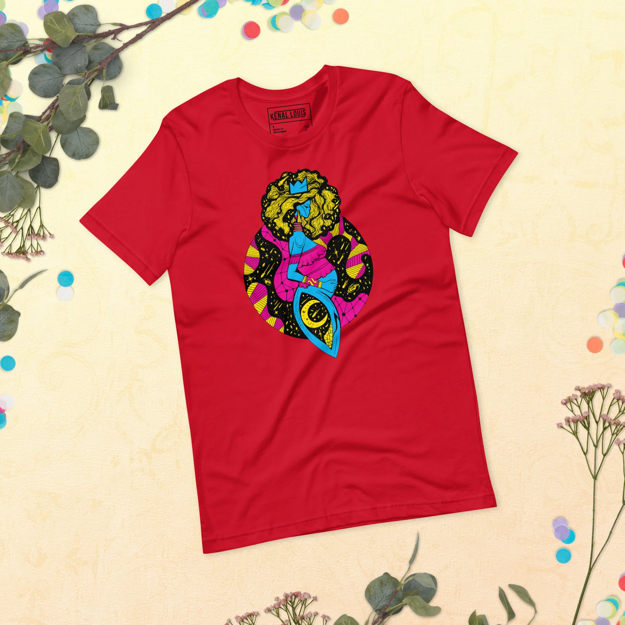CMYK Birth of Sahelle | Art gift for Mom T-shirt - Image 4