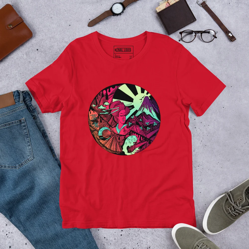 Dreaming of Japan - Japanese Circle T-shirt - Image 5