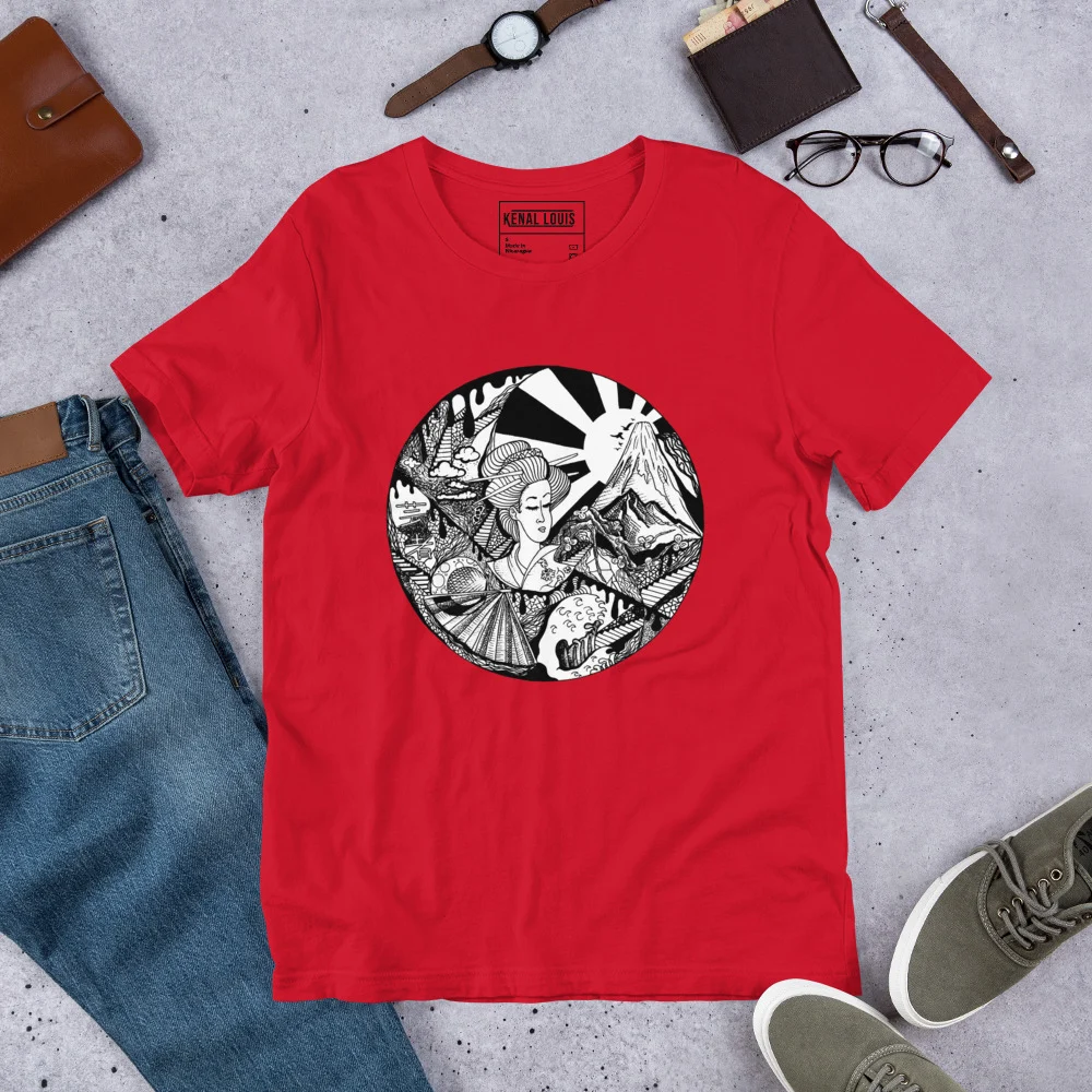 Dreaming of Japan - Japanese Circle T-shirt - Image 5