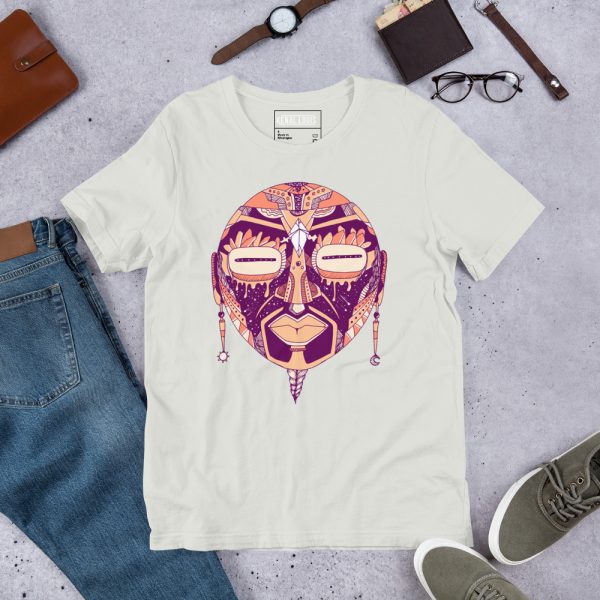 Peach African Mask No. 2 - African T-shirt