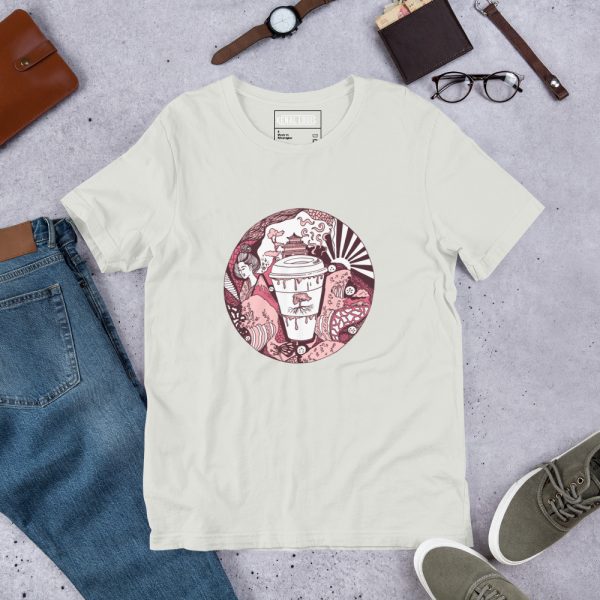 Pink and White Coffee in Japan - Coffee T-shirt