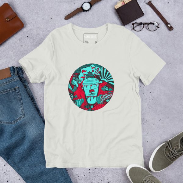 Turquoise Red Coffee in Japan - Coffee T-shirt