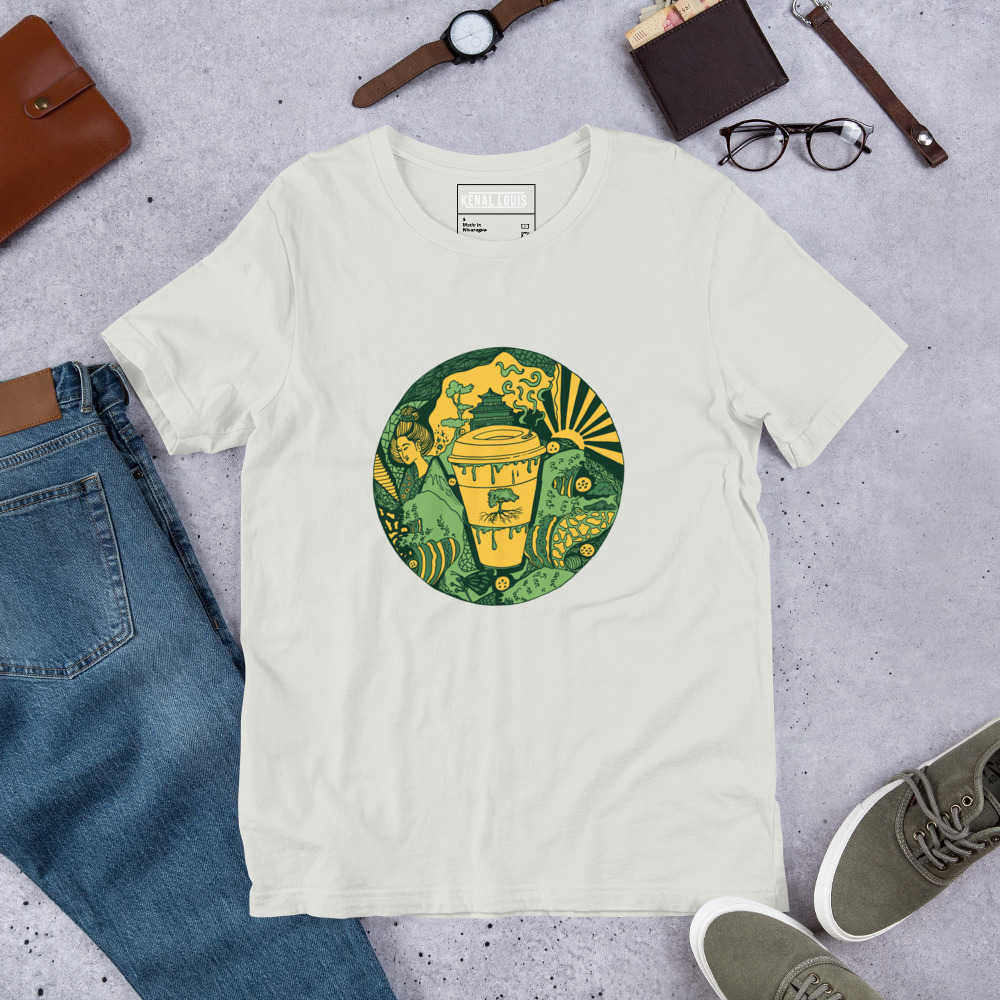 Forrest Green Coffee in Japan - Coffee T-shirt