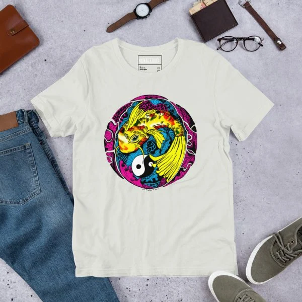 CMYK Koi of Balance - Koi Fish T-shirt