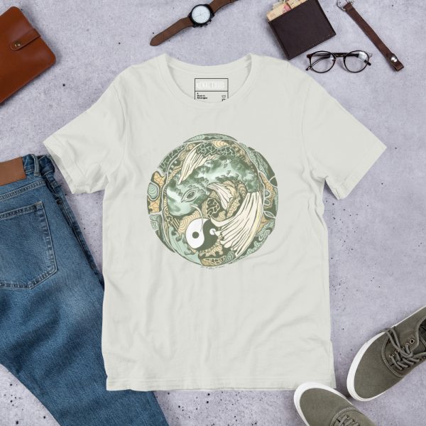 Sage Green Koi of Balance - Koi Fish T-shirt