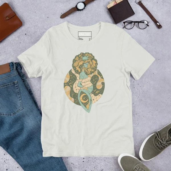 Sage Green Birth of Sahelle | Art gift for Mom T-shirt