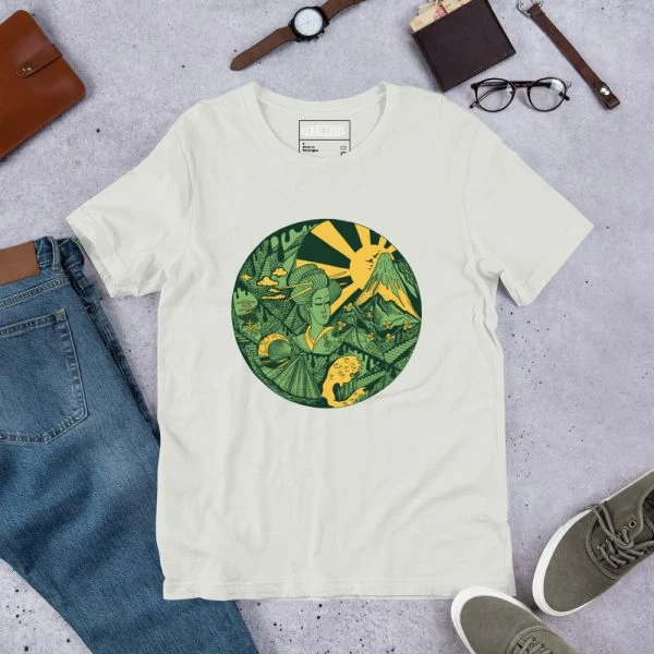 Forrest Green Dreaming of Japan - Japanese Circle T-shirt