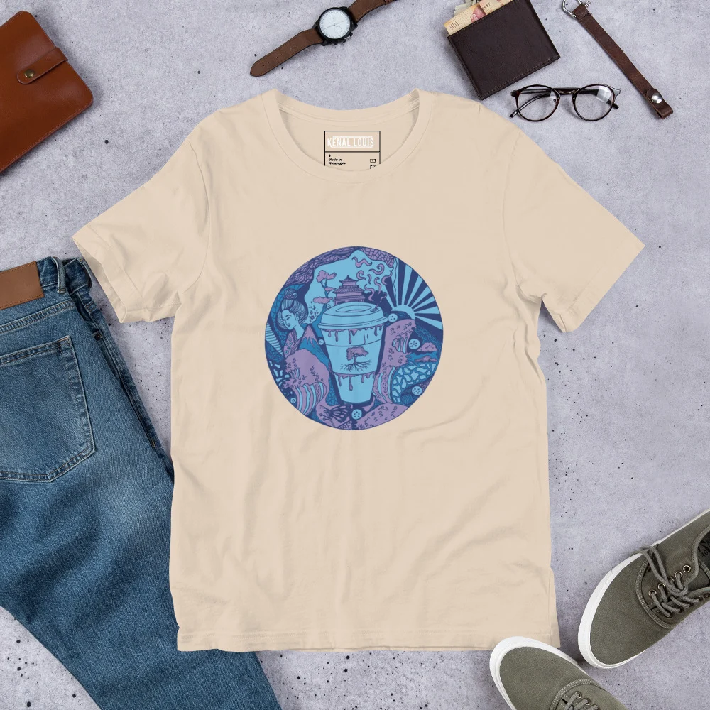 Mountain Blue Coffee in Japan - Coffee T-shirt - Image 9