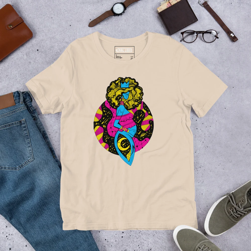 CMYK Birth of Sahelle | Art gift for Mom T-shirt - Image 9
