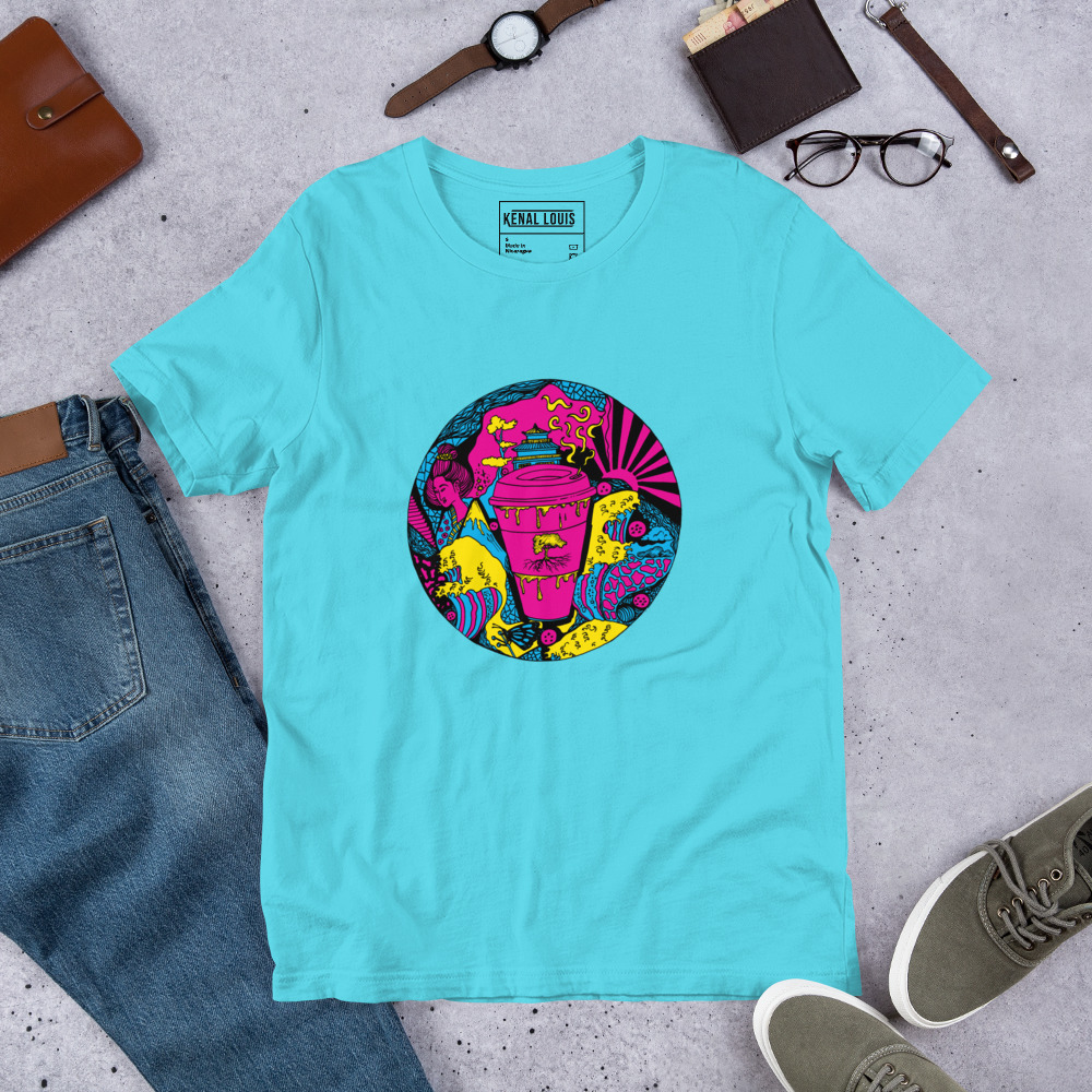 CMYK Coffee in Japan - Coffee T-shirt - Image 7