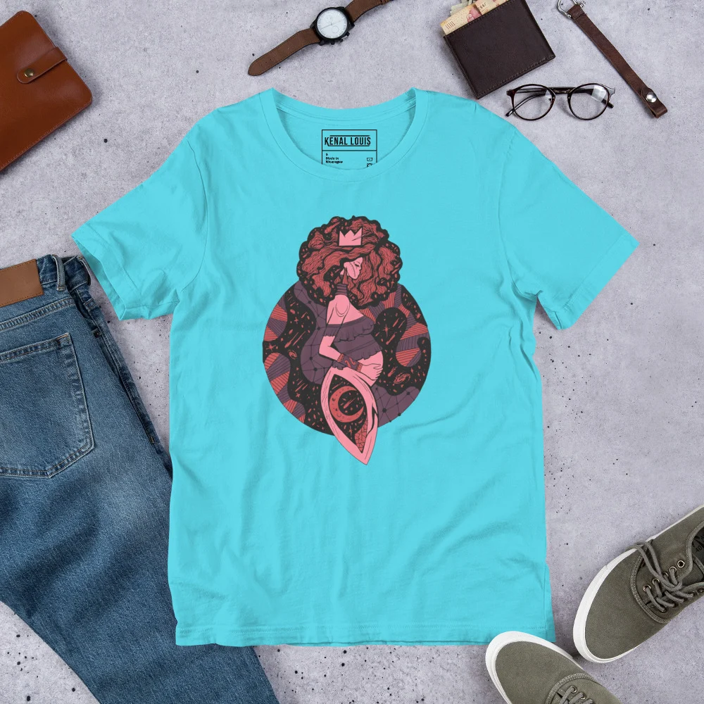 Amber and Rose Birth of Sahelle | Art gift for Mom T-shirt - Image 7
