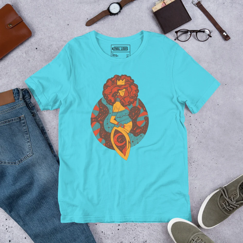 Cafe Birth of Sahelle | Art gift for Mom T-shirt - Image 7
