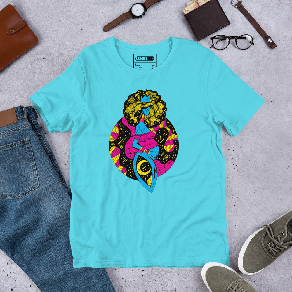 CMYK Birth of Sahelle | Art gift for Mom T-shirt - Image 7