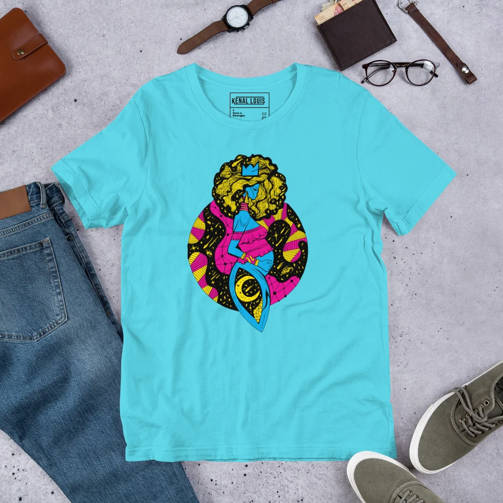 CMYK Birth of Sahelle | Art gift for Mom T-shirt - Image 7